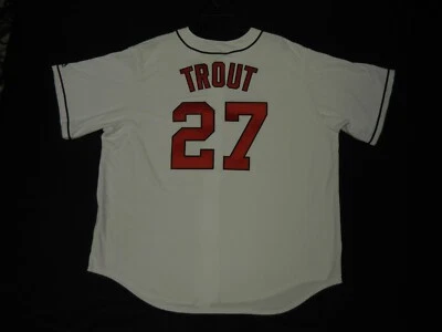 Official Mike Trout Anaheim Angels Cooperstown Throwback Jersey XXL - Image 1 of 2