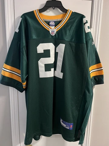 Authentic Vintage Reebok Charles Woodson Green Bay Packers NFL Jersey 21 Cover