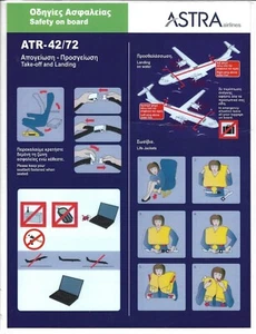 Tarjeta de seguridad - Astra - ATR 42 72 - c2014-19 (Grecia) (S4738) - Imagen 1 de 1
