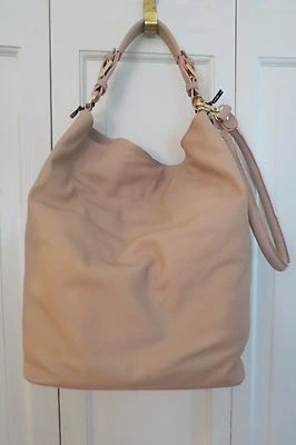 Impresionante Hobo/Hombro de Cuero Rosa (Rosa) Laura Di Maggio – Nuevo con Etiquetas $300+ Foto 1 de 4