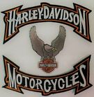Harley Rockers Willie G. Eagle Motorradjacke Weste RÜCKSEITE AUFNÄHER groß 3 Stck. Set