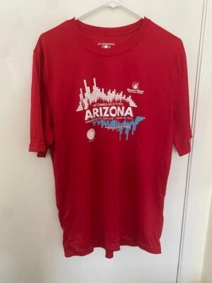 ARIZONA ROCK ROLL MARATHON 10K Brooks Red Large L Mens Running Shirt 1/18/15 - Image 1 of 3