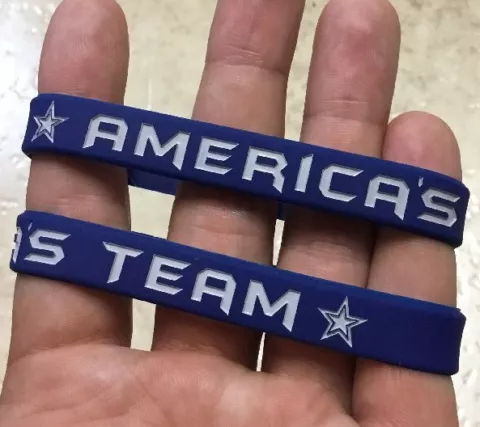 Dallas Cowboys "America’s Team" Dak Prescott Zeke Silicon Wristband Bracelet Cover