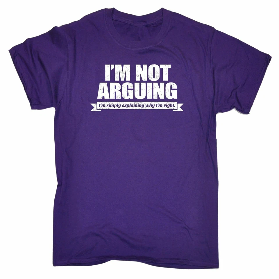 Im Not Arguing Simply Explaining Why Right T-SHIRT funny Gift Gifts T Shirts Tee - image 1 of 1