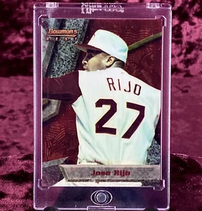 Jose Rijo 1994 Bowmans Best Red Parallel #56 Cincinnati Reds Legends Jersey🇩🇴 - Picture 1 of 4