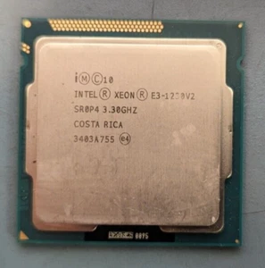 Intel Xeon E3-1230 V2 SR0P4 3.30GHz 8MB 4C LGA1155 Workstation CPU Processor 69W - Picture 1 of 2