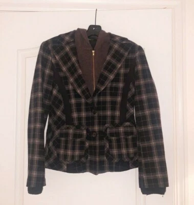 Blazer/chaqueta a cuadros Donna Degnan con Dickey, 4 Foto 1 de 4