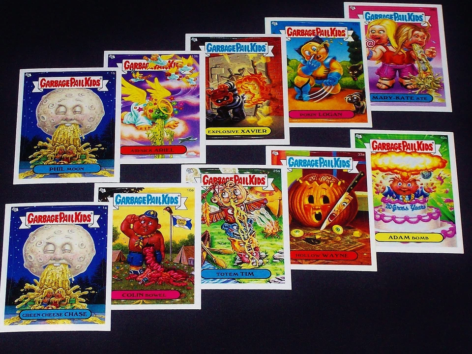 GARBAGE PAIL KIDS, 2005, All-New Series 4, Complete Base Set, 80 Cards, NM, ANS4 - Image 1 of 1