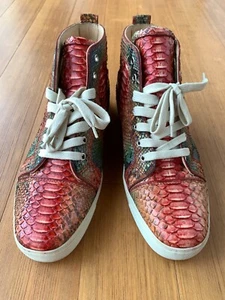 Christian Louboutin Men Shoes Sneaker EU44.5 Louis Flat Multicolor Gradation Box - Picture 1 of 17
