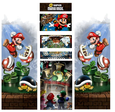 Stickers super mario Universel Pour Borne d'Arcade - Photo 1/2