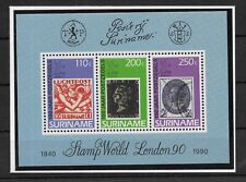 SURINAME *1990* M/Sheet (3 stamps) * MNH** Stamp World EXPO'90, London- Mi. BL53