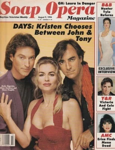 Soap Opera Magazin 9. August 1994 THAAO PENGHLIS-NATHAN FILLION-BARBARA CRAMPTON - Bild 1 von 2