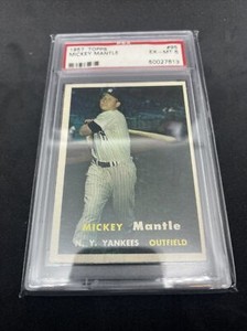 1957 Topps Mickey Mantle PSA 6