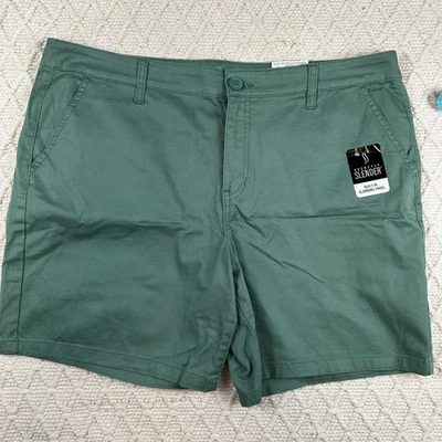 St John's Bay Womens Shorts Size 16 Easy Fit Through Hip & Thigh Green - Image 1 of 4