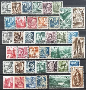 Germany. After WWII  French Zone Baden Wurtenberg  MHOG - Picture 1 of 1
