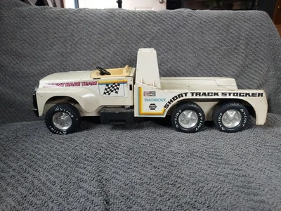Vintage Nylint Pressed Steel Tow Truck, Race Team, Short Track Stocker - 1980 - Image 1 of 4