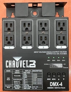 Lighting Controller DMX-4 CHAUVET DJ - Pre Owned - Picture 1 of 8