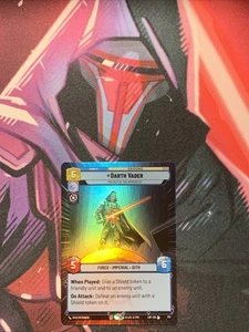 Star Wars Unlimited Legends  Darth Vader #539 Legendary FOIL Hyperspace - Picture 1 of 2