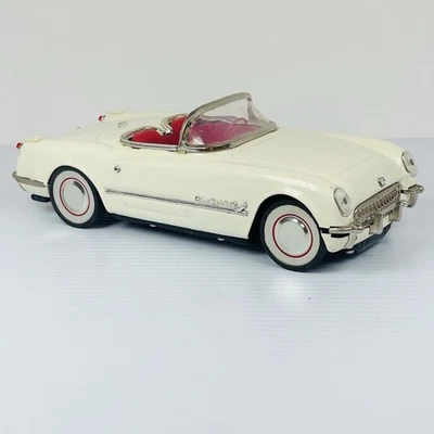 BRINQUEDO DE FRICÇÃO VINTAGE PRENSADO ESTANHO 1953 CHEVROLET CORVETTE #MF317 - Imagem 1 de 4