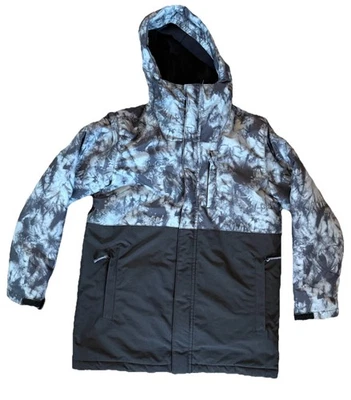 Childrens Place 3 In 1 Hooded Jacket Youth Size XL (14) - black with grey - SALE - Image 1 of 4