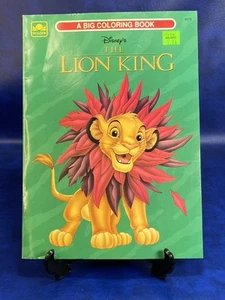 Vtg 1994 Disney Golden Coloring Book The Lion King Several Pages Colored - Picture 1 of 20