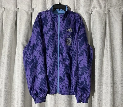 Chaqueta Himno Adidas Mundial Argentina 2022 Talla Grande NUEVA HF3948 Foto 1 de 4