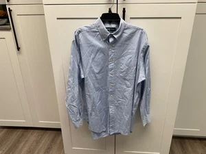 Camisa Polo Ralph Lauren Abotonada Hombre Grande 16 34/35 Azul Yarmouth Oxford - Imagen 1 de 8