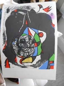 1975 Miro Lithograph "Revolutions I" French Edition Nice Paper - Picture 1 of 4