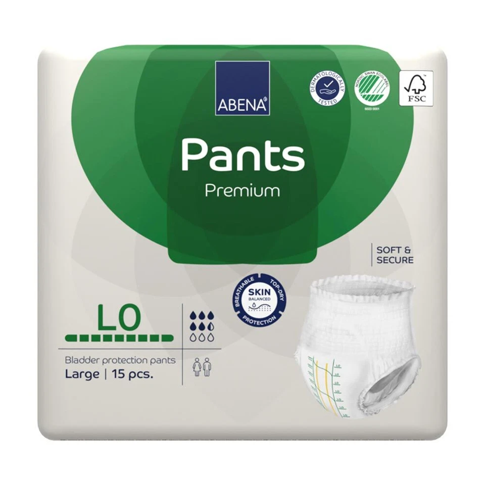 Abena Pants Premium L0 Inkontinenzpants (15 Stück)