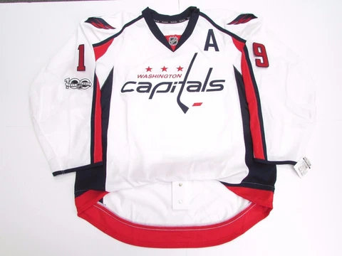 BACKSTROM WASHINGTON CAPITALS NHL 100th ANNIVERSARY REEBOK EDGE 2.0 7287 JERSEY Cover