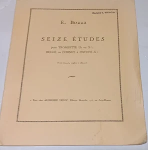 Seize (16) ETUDES pour Trumpet in Bb or C, Bugle, Cornet in Bb / Eugene Bozza - Picture 1 of 2