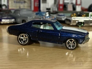 Hot Wheels First Edition’s '70 Chevelle SS Metal Base Custom Wheel Swap Loose - Picture 1 of 16