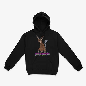 Sudadera con capucha Brownmons Monster Mythical Creatures ciervo alienígena animal mitología - Imagen 1 de 7