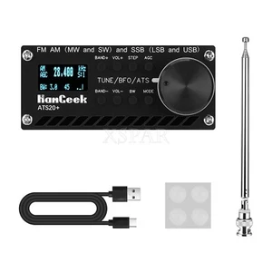 ATS-20+ Plus ATS20 V2 SI4732 Radio Receiver DSP SDR FM AM (MW SW) SSB (LSB USB) - Zdjęcie 1 z 8