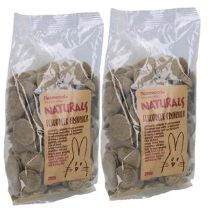 2PK Small Animal Pet Treat Rabbit Guinea Natural Treat Fenugreek Crunchies - Picture 1 of 5