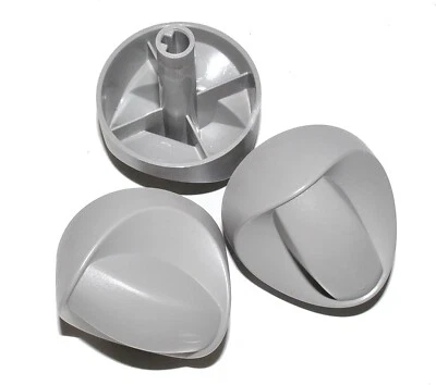 3 Weber Brand Grill BBQ OEM Control Knobs Spirit Genesis Silver Gold Series - Image 1 of 4