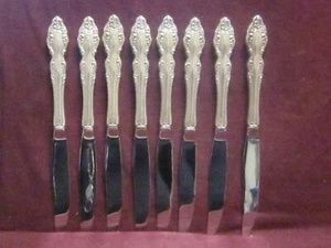 56pc 1881  Rogers  BAROQUE ROSE 8 place settings + 8 serving pieces flatware set - Picture 1 of 8