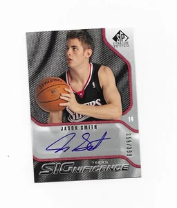 2009-10 SP Signature Edition SIGnificance #SJS Jason Smith  /399   AUTO  76ers - Picture 1 of 1