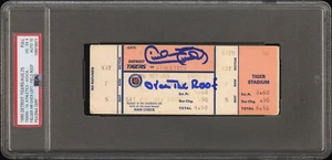1990 Cecil Fielder Signed HR Over The Roof Ticket Stub 8/25/90 Detroit Tigers - Picture 1 of 2