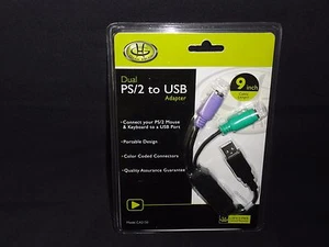 Adaptador doble PS/2 a USB por Gear Head - Imagen 1 de 4