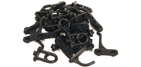 VALEX GANCI PER PANNELLO DA MURO PARETE PORTAUTENSILI 30 PZ 1960098 - Immagine 1 di 1