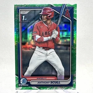Anthony Scull 2024 Bowman Chrome 1st Bowman Green Lunar 1st BCP-107 Angles - Picture 1 of 2