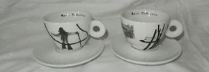   AMICI / ILLY   COLLECTION Mario Giacomellii CAPPUCCINO  2 TASSEN KAFFEE  - Bild 1 von 5