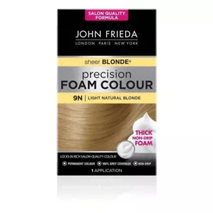 John Frieda Precision Foam Colour Number 9N Light Natural Blonde - Picture 1 of 1