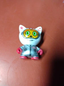 Tricky Astronaut Cat Kidrobot Munny World Figure Kid Robot Played-With Condition - Picture 1 of 3