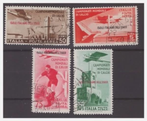 Egeo 1934 - Worldwide Of Football Mail Airline Series Used - Picture 1 of 1