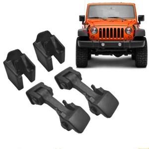 Frontverriegelung Riegel Fanghaube Haubensatz 2tlg Schloss für Jeep JK Wrangler 2007-2018 - Bild 1 von 6