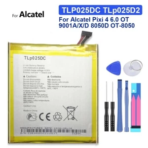 New Battery Replacement For Alcatel Pixi 4 6.0 OT 9001X 8050D OT-8050 TLp025DC - Picture 1 of 2