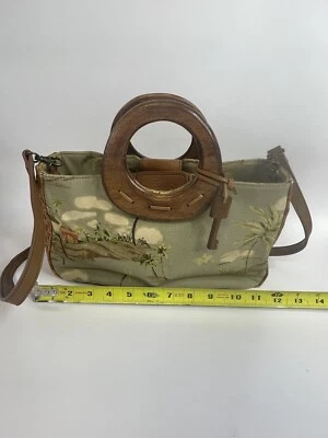 Bolso de mano con estampado de palmeras Fossil Islander Oasis Foto 1 de 4