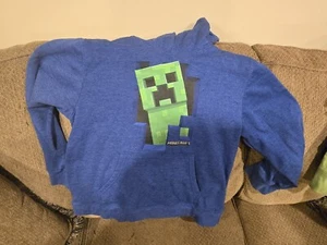 Minecraft Boys Hooded Sweatshirt Soze Large - Picture 1 of 7
